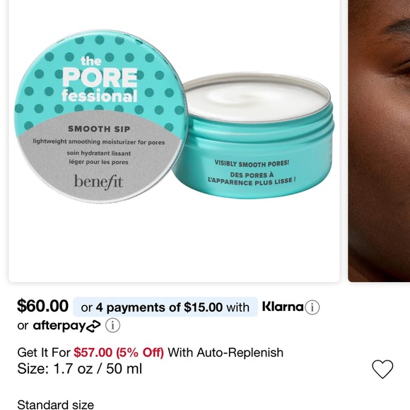 Benefit POREfessional Smooth Sip Lightweight Gel-Cream Moisturizer 50g sealed - Picture 4 of 4